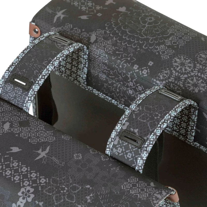 BASIL Bohéme Double kerékpár oldaltáska - fekete - 4