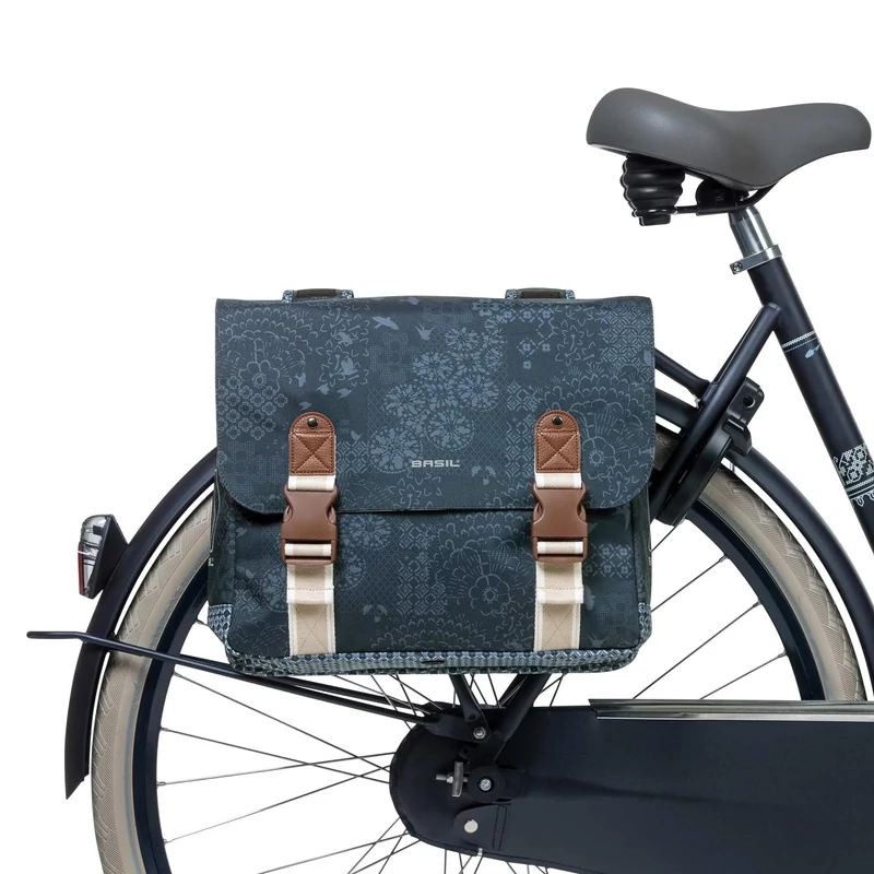 BASIL Bohéme Double kerékpár oldaltáska - kék - 6