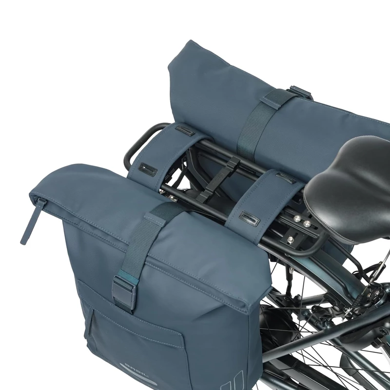 BASIL Brooklyn Double kerékpár oldaltáska - kék - 7