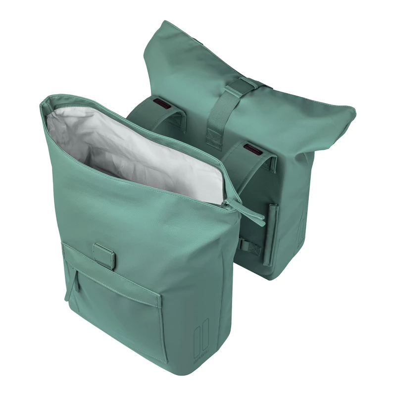 BASIL Brooklyn Double kerékpár oldaltáska - zöld - 3