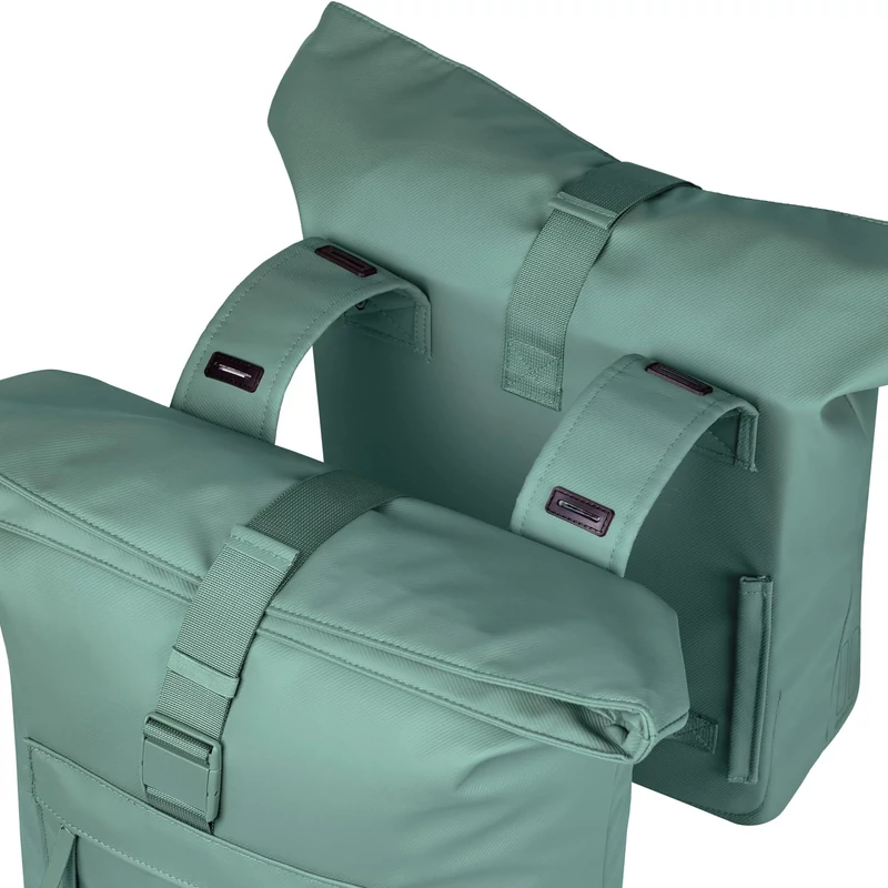 BASIL Brooklyn Double kerékpár oldaltáska - zöld - 4