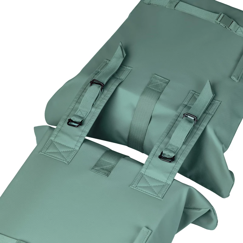 BASIL Brooklyn Double kerékpár oldaltáska - zöld - 5