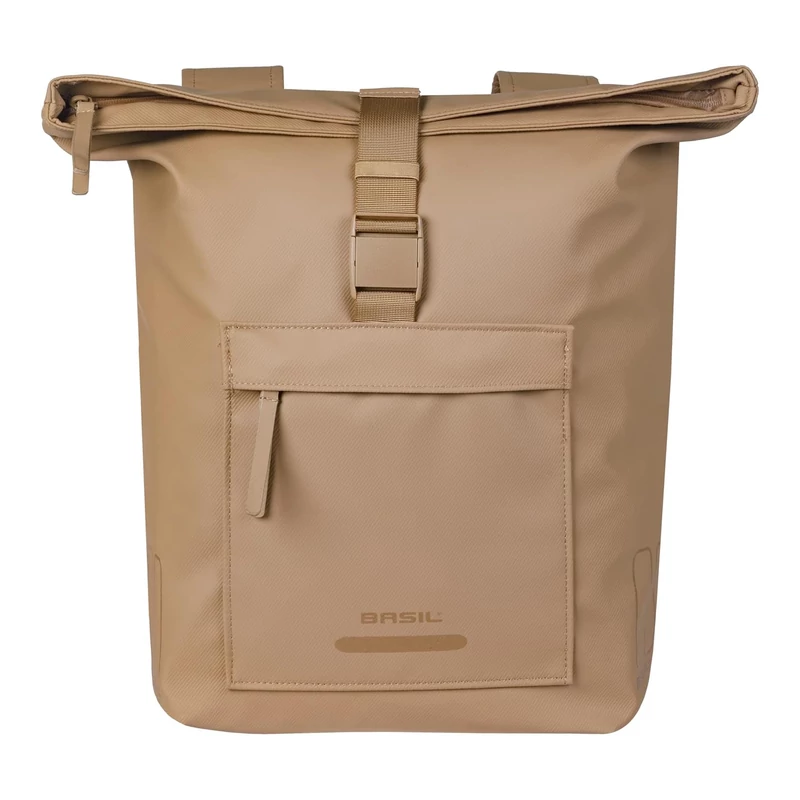 BASIL Brooklyn Double kerékpár oldaltáska - homok - 2