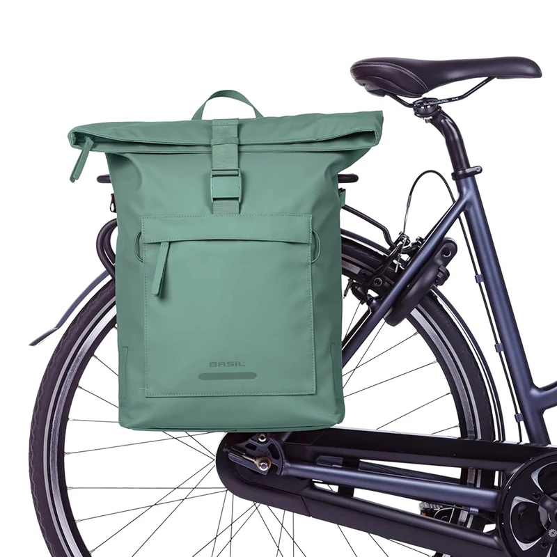 BASIL Brooklyn kerékpár oldaltáska - zöld - 6