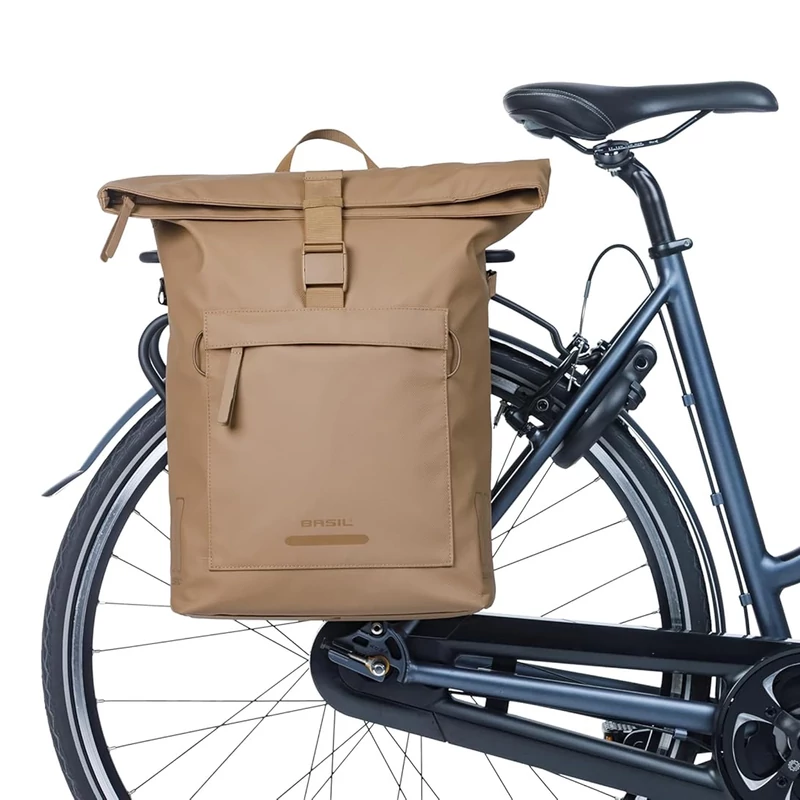 BASIL Brooklyn kerékpár oldaltáska - homok - 6
