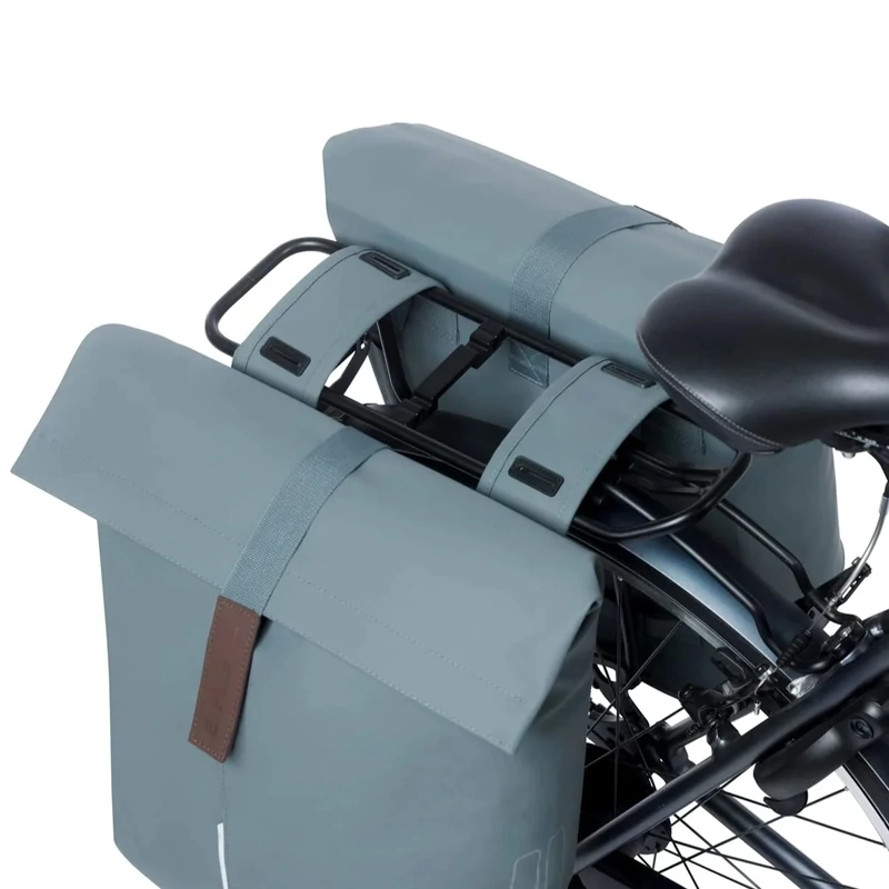 BASIL City Double Vegan kerékpár oldaltáska - kék - 7