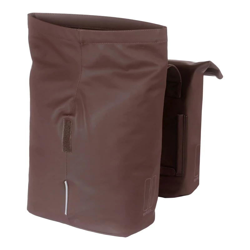 BASIL City Double Vegan kerékpár oldaltáska - barna - 3