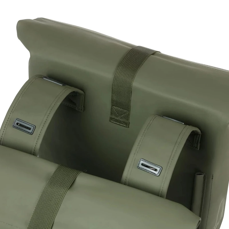 BASIL City Double Vegan kerékpár oldaltáska - zöld - 4