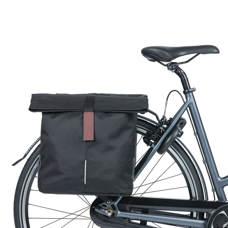BASIL City Double kerékpár oldaltáska - fekete - 6