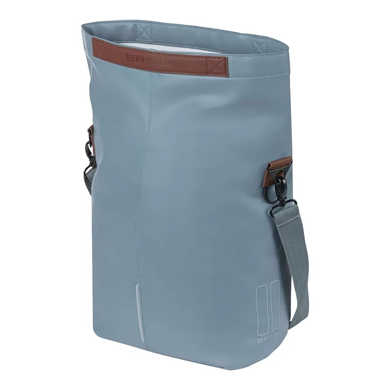 BASIL City Shopper Vegan kerékpár oldaltáska - kék - 5