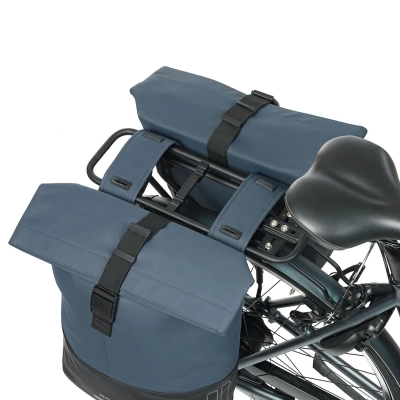 BASIL Cove Double kerékpár oldaltáska - kék - 6