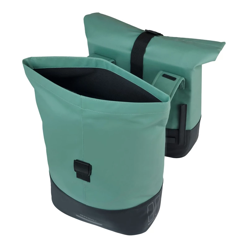 BASIL Cove Double kerékpár oldaltáska - zöld - 3