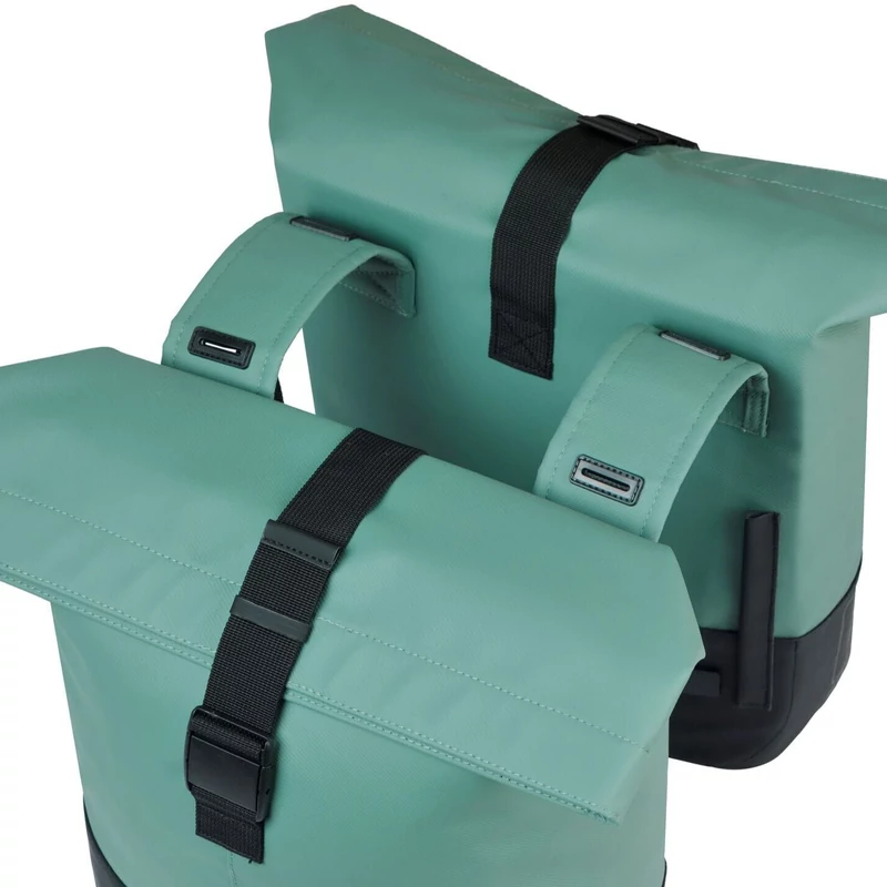 BASIL Cove Double kerékpár oldaltáska - zöld - 4