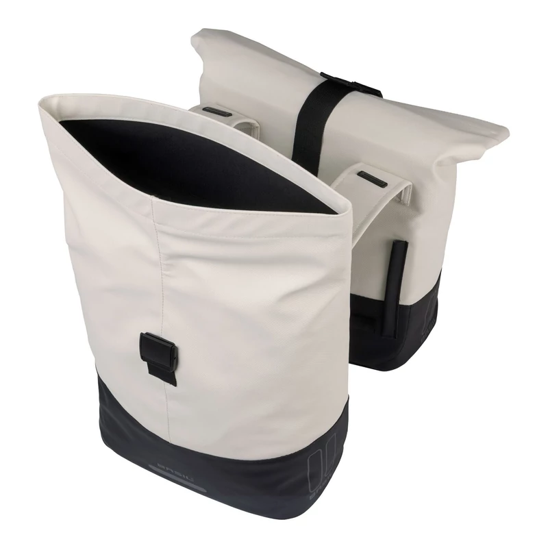 BASIL Cove Double kerékpár oldaltáska - fehér - 3