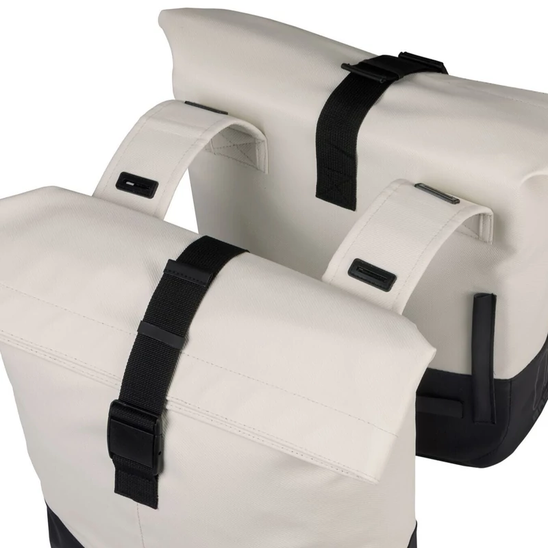 BASIL Cove Double kerékpár oldaltáska - fehér - 4