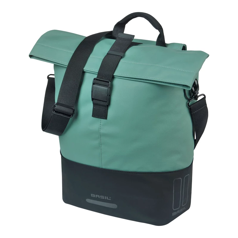 BASIL Cove Shopper kerékpár oldaltáska - zöld