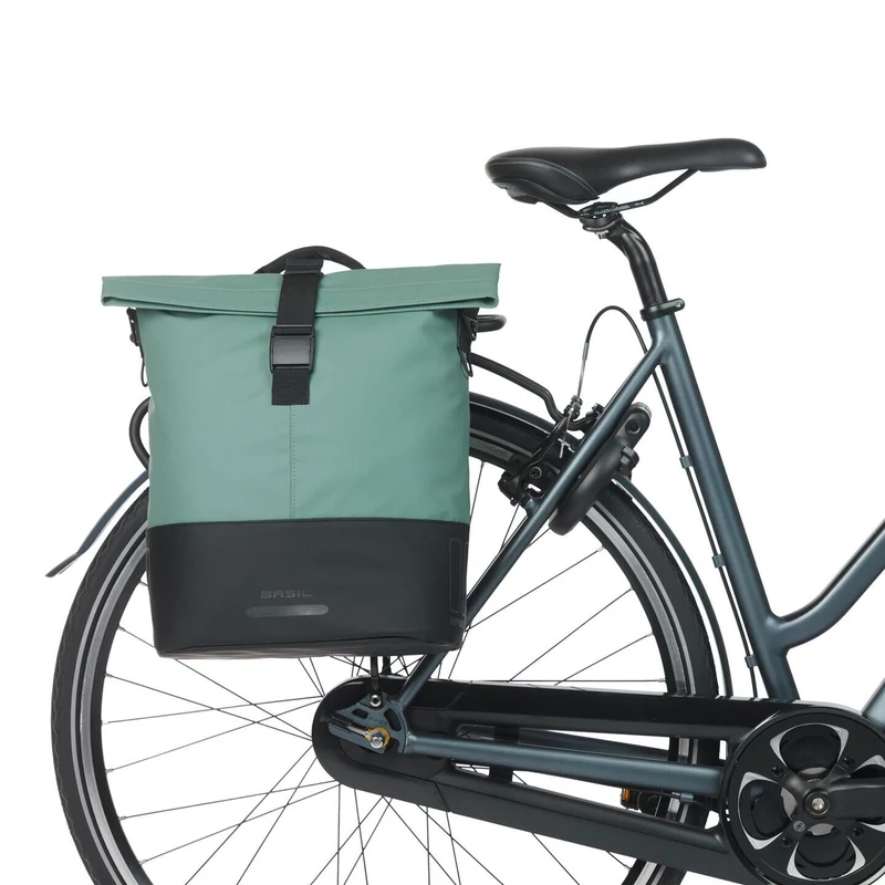 BASIL Cove Shopper kerékpár oldaltáska - zöld - 6