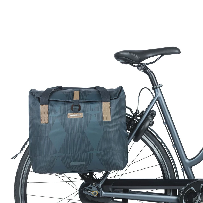 BASIL Elegance Shopper kerékpár oldaltáska - kék - 6