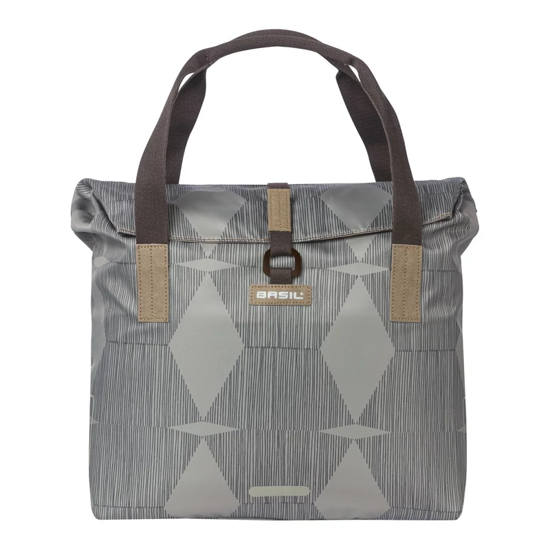 BASIL Elegance Shopper kerékpár oldaltáska - szürke - 2