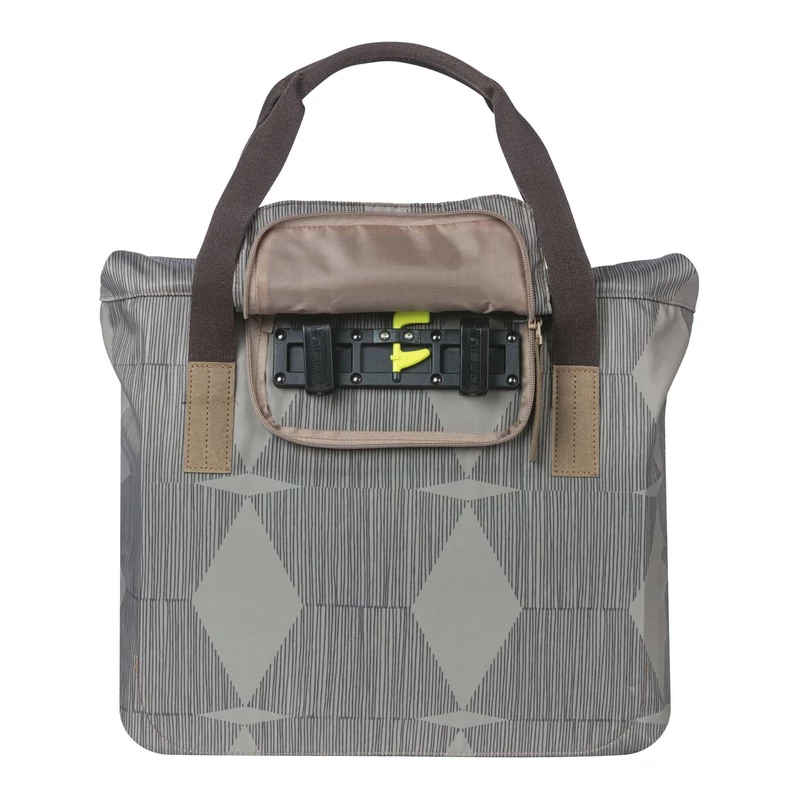 BASIL Elegance Shopper kerékpár oldaltáska - szürke - 4