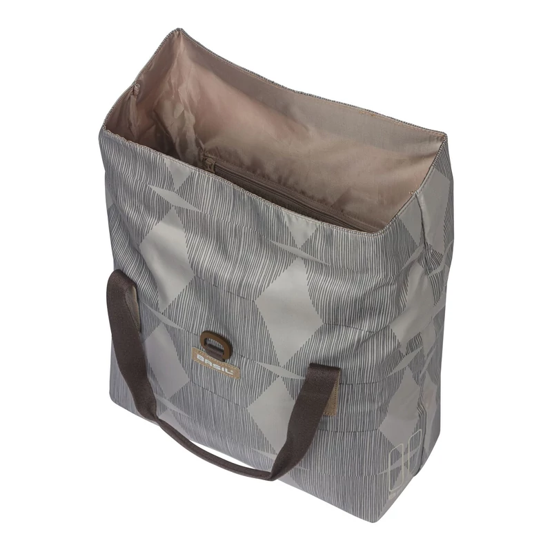 BASIL Elegance Shopper kerékpár oldaltáska - szürke - 5