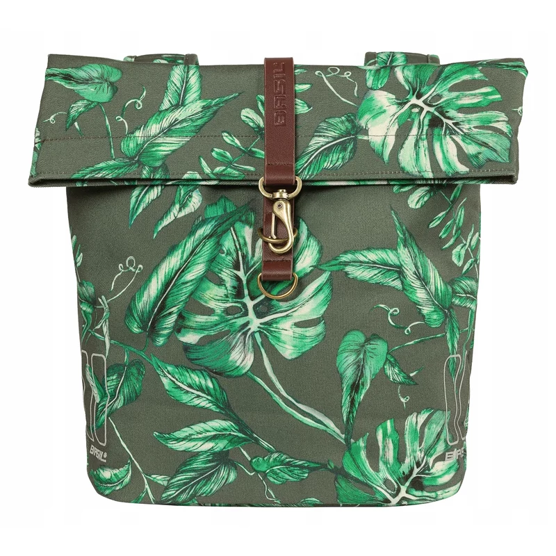 BASIL Ever-Green Double kerékpár oldaltáska - zöld - 2