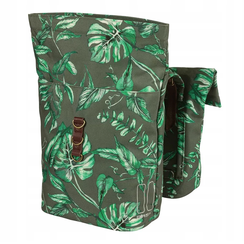 BASIL Ever-Green Double kerékpár oldaltáska - zöld - 3