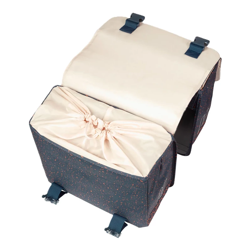 BASIL Flair Double kerékpár oldaltáska - kék - 3