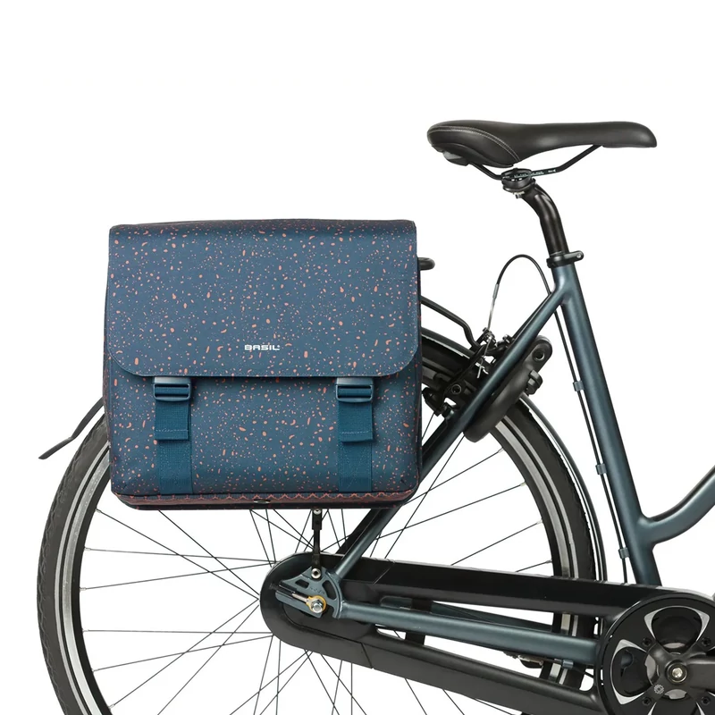 BASIL Flair Double kerékpár oldaltáska - kék - 6