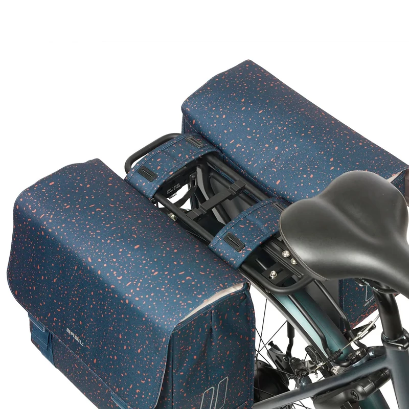 BASIL Flair Double kerékpár oldaltáska - kék - 7