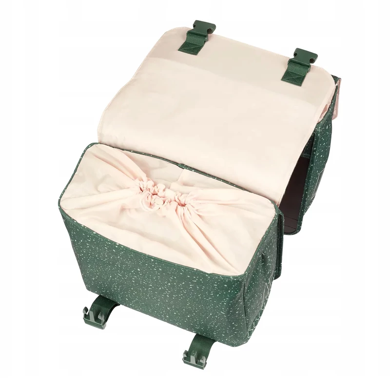 BASIL Flair Double kerékpár oldaltáska - zöld - 3