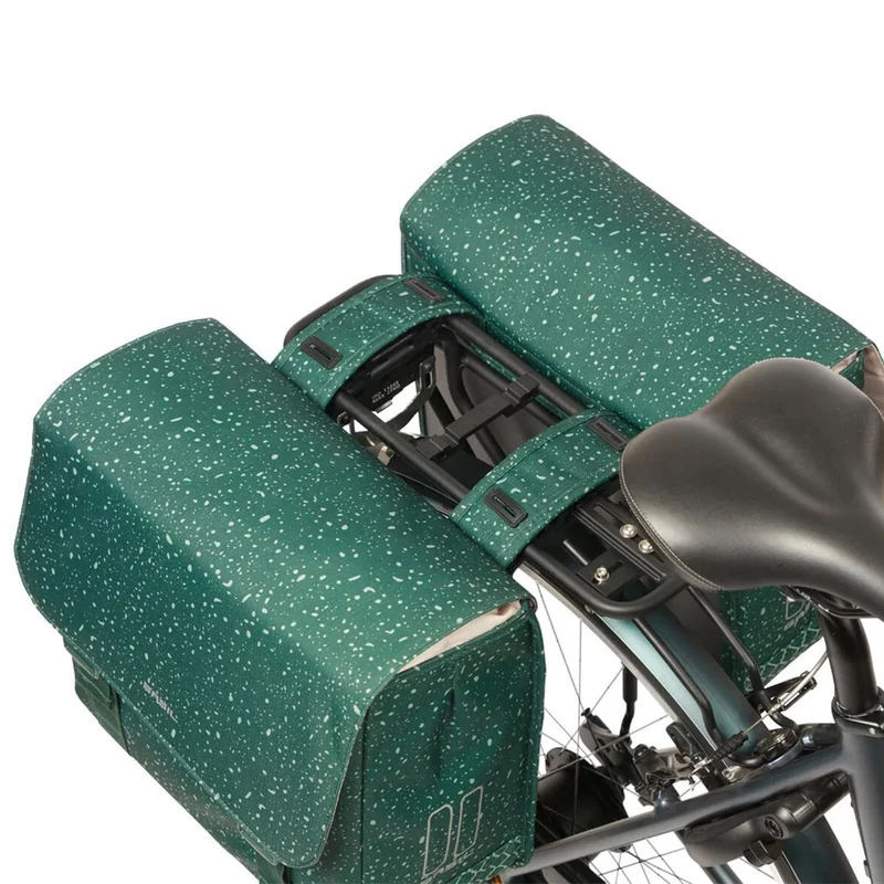 BASIL Flair Double kerékpár oldaltáska - zöld - 7