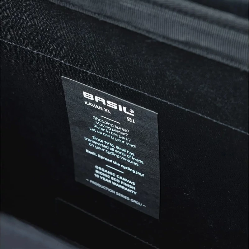 BASIL Kavan Eco Classic kerékpár oldaltáska - S - 6