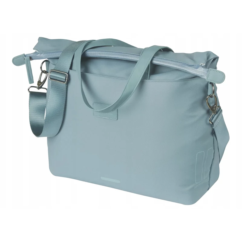 BASIL Manhattan kerékpár oldaltáska - világoskék