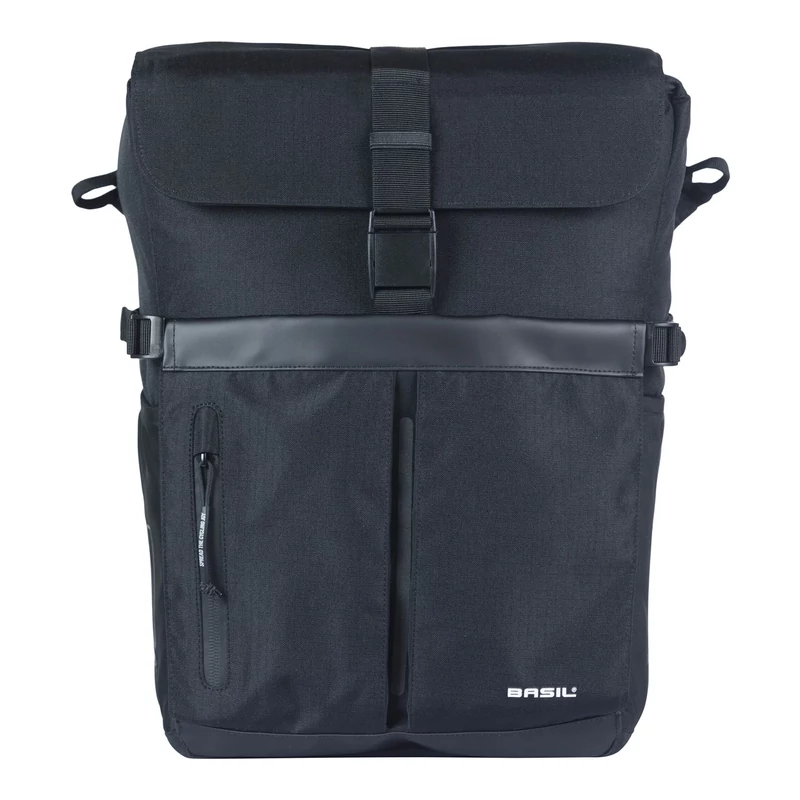 BASIL Move Commuter MIK Studs kerékpár oldaltáska - fekete - 2