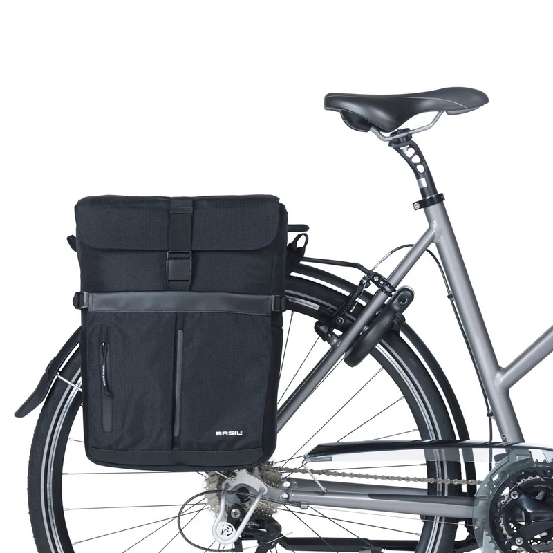 BASIL Move Commuter MIK Studs kerékpár oldaltáska - fekete - 5