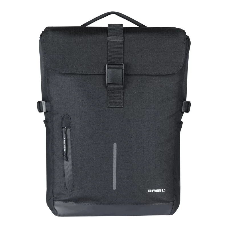 BASIL Move Double MIK kerékpár oldaltáska - fekete - 2