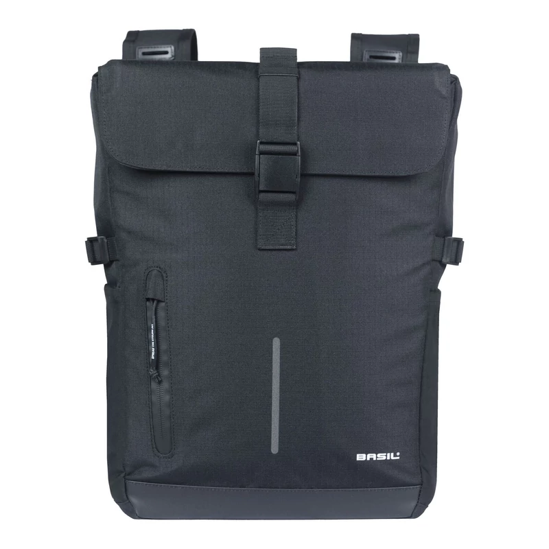 BASIL Move Double kerékpár oldaltáska - fekete - 2