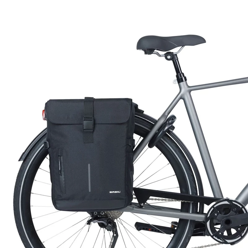 BASIL Move Double kerékpár oldaltáska - fekete - 6