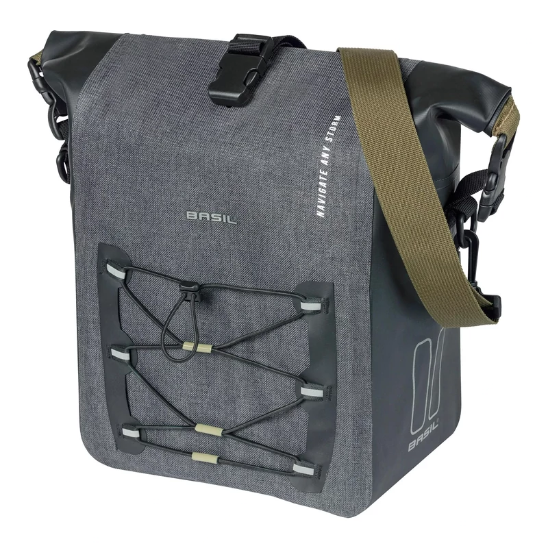 BASIL Navigator Storm kerékpár oldaltáska - M