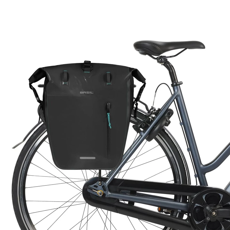 BASIL Rivo MIK kerékpár oldaltáska - fekete - L - 5