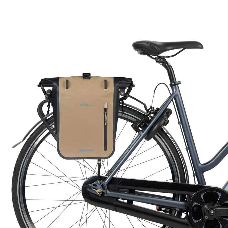 BASIL Rivo MIK kerékpár oldaltáska - homok - M - 5