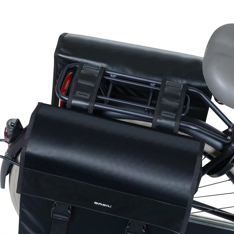 BASIL Urban Load Double kerékpár oldatáska - fekete - 7