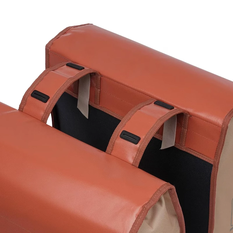 BASIL Urban Load Double kerékpár oldatáska - vörös - 4