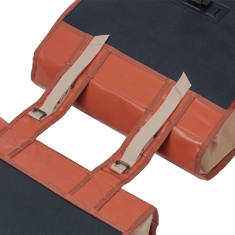 BASIL Urban Load Double kerékpár oldatáska - vörös - 5