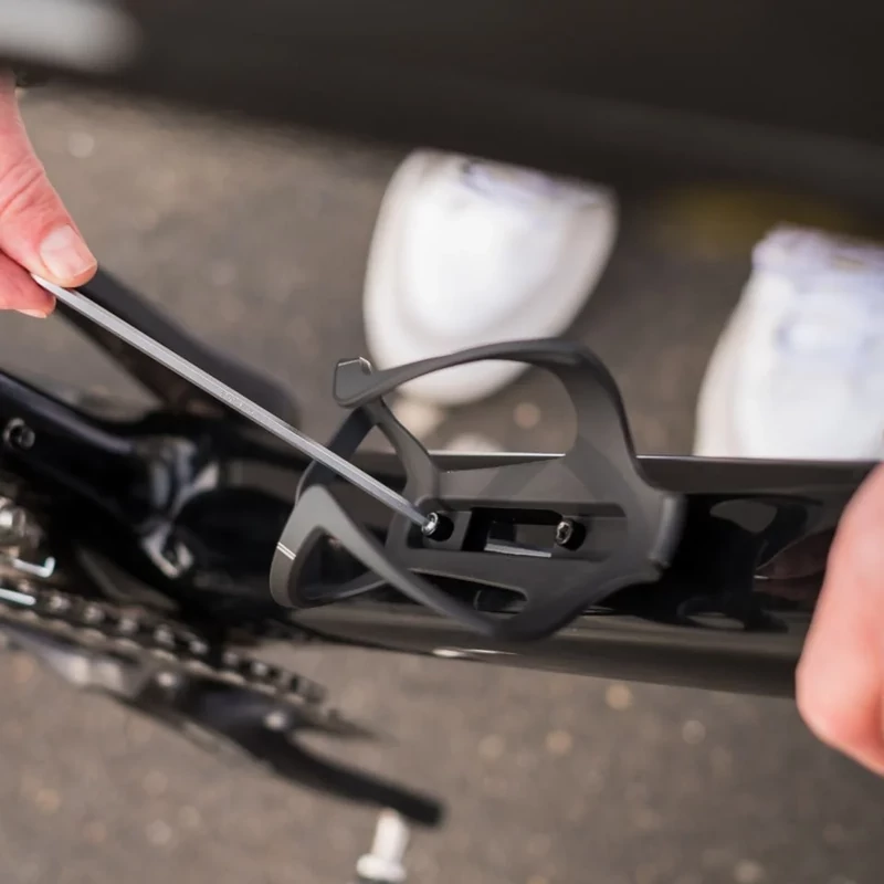 BBB FlexCage kerékpáros kulacstartó - fényes fekete - 8