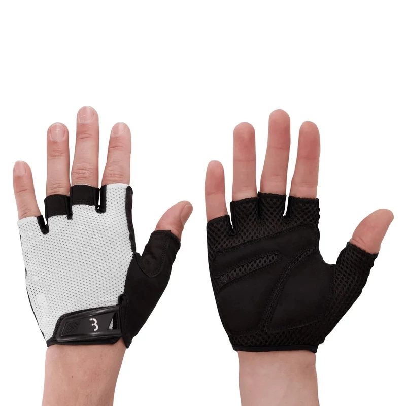 BBB CoolDown kerékpáros kesztyű - fehér - M - 6