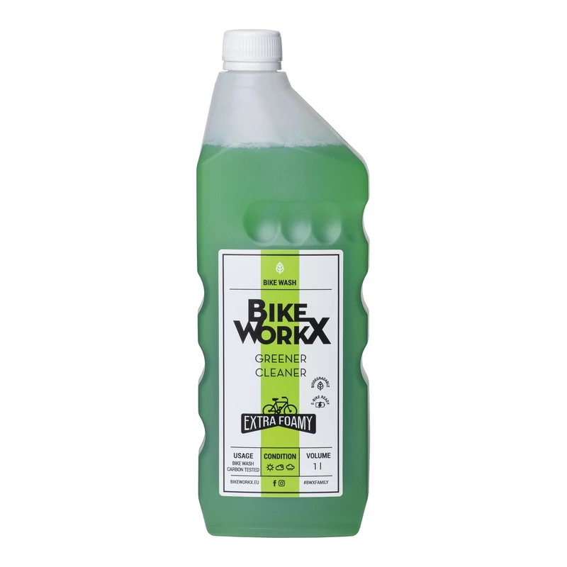 BIKEWORKX Greener Cleaner kerékpár tisztítóhab - 1000 ml