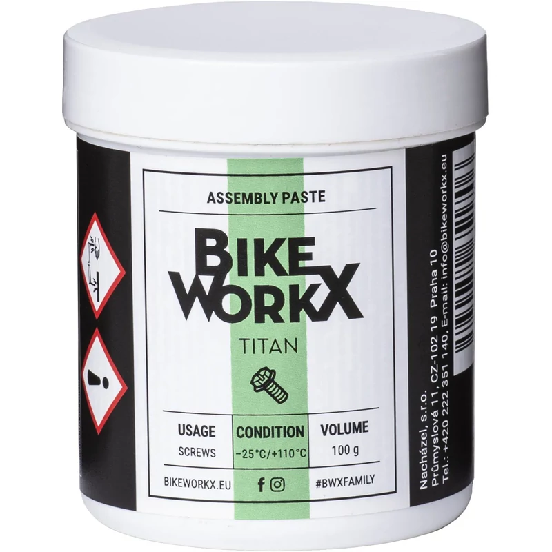 BIKEWORKX Titan kerékpár szerelőpaszta - 100 g