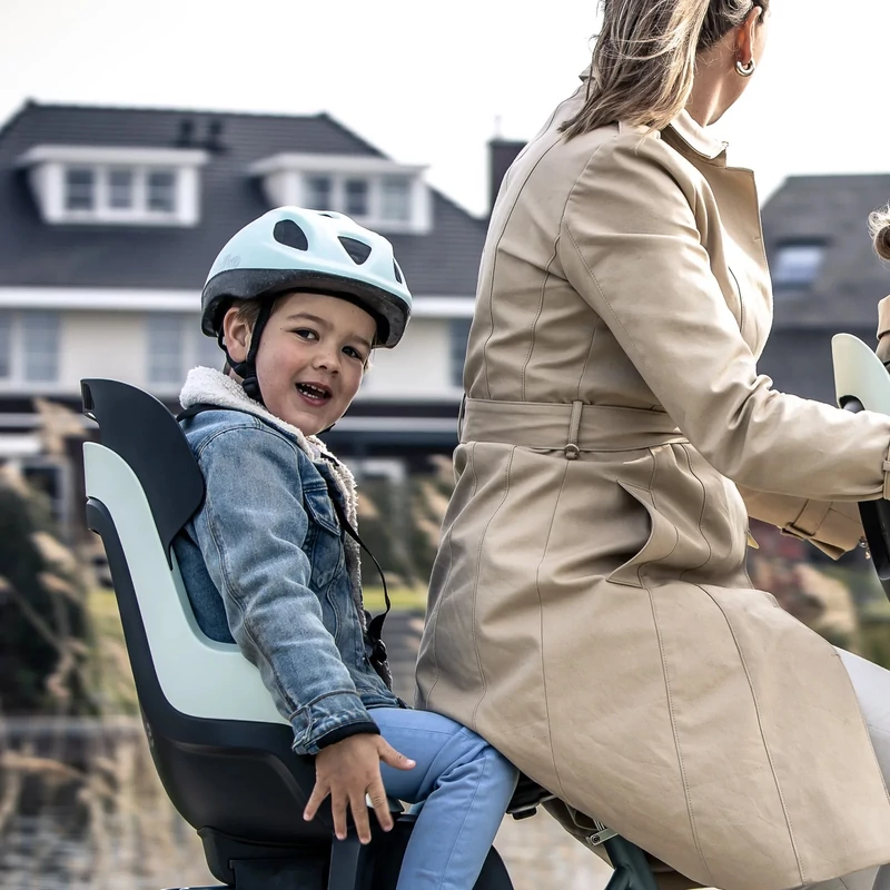 BOBIKE GO Maxi kerékpár gyerekülés csomagtartóra - fekete - 8